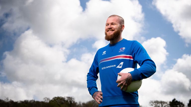 Iceland captain Aron Gunnarsson