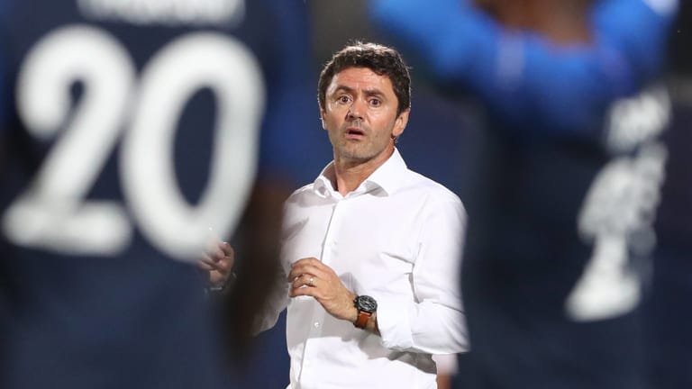 France coach Sylvain Ripoll looks on Serravalle 21-06-2019 Stadio San Marino Stadium Football UEFA Under 21 Championship Italy 2019 Group Stage - Final Tournament Group C France - Croatia.