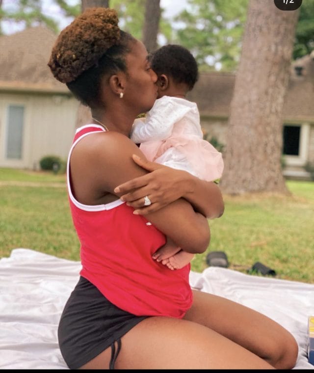 Simi and her daughter, Adejare