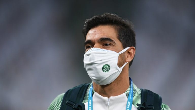 Abel Ferreira, Manager of SE Palmeiras looks on during a walk of the pitch ahead of the FIFA Club World Cup