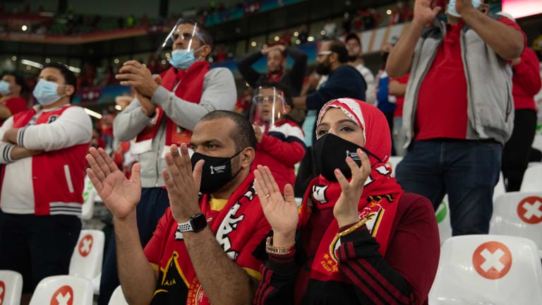 Ikrami Ahmad, supporter of Egyptian giants Al Ahly SC