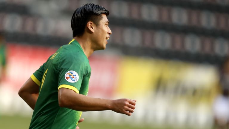 China PR and Beijing FC forward Zhang Yuning