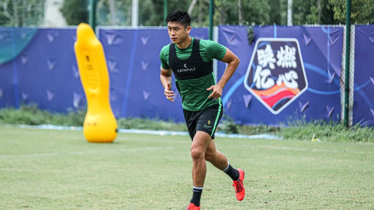 China PR and Beijing FC forward Zhang Yuning