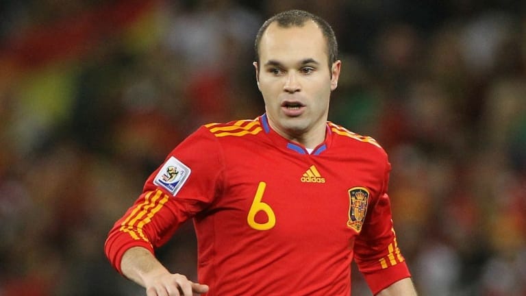 Andres Iniesta of Spain