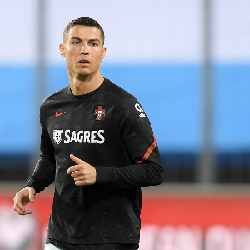 Cristiano Ronaldo of Portugal warms up&nbsp;
