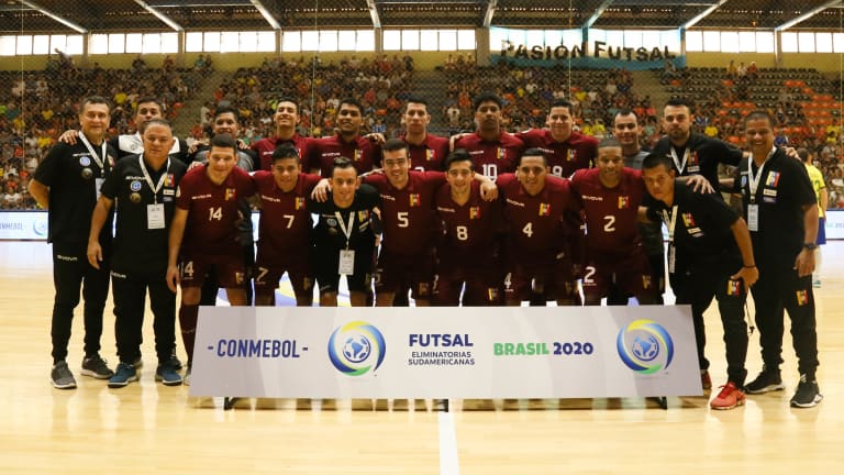 Image of Brasil - Venezuela (Photo: Ulisses Castro, ACBF Carlos Barbosa Futsal)
