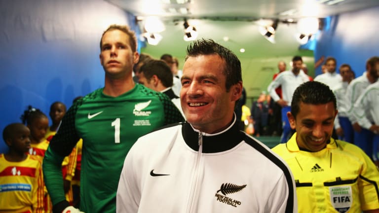 Ryan Nelsen of New Zealand
