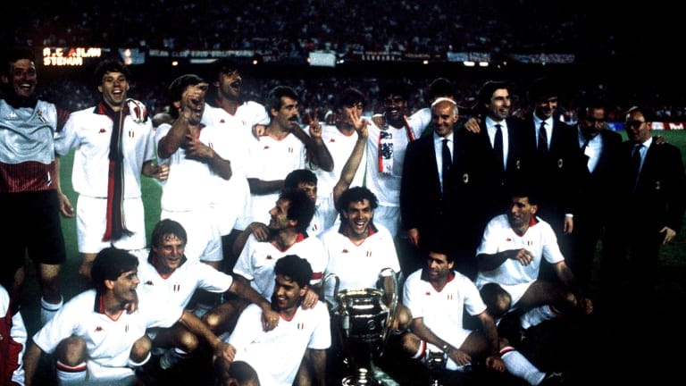 AC Milan after winning the 1989 European Cup&nbsp;