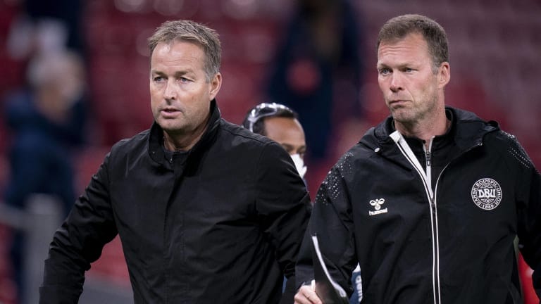 Kasper Hjulmand and Morten Wieghorst.