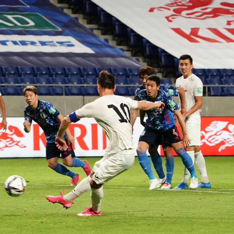 Mirlan Murzaev of Kyrgyz Republic converts the penalty to score 