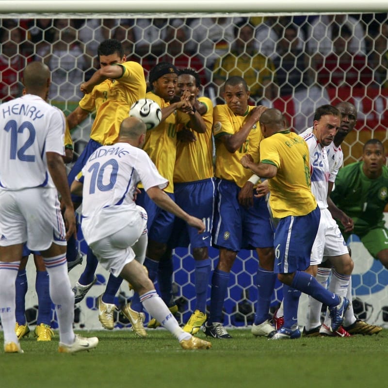 Zidane makes Brazil flinch 