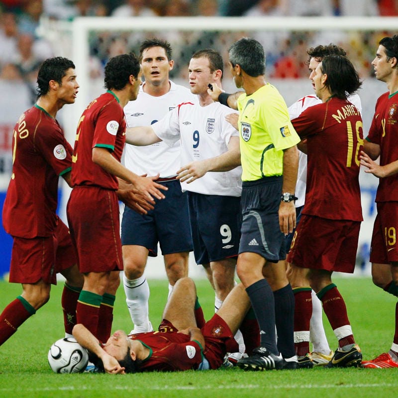 Rooney. Ronaldo. Red. 