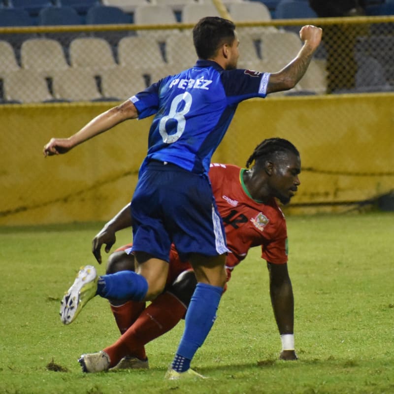 Image of the match between El Salvador and St. Kitts and Nevis as part of Concacaf Qualifier for Qatar 2022 (Photo: @LaSelecta_SLV)