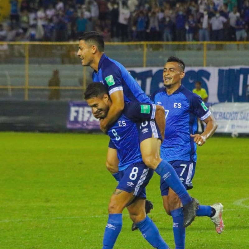 Image of the match between El Salvador and St. Kitts and Nevis as part of Concacaf Qualifier for Qatar 2022 (Photo: @LaSelecta_SLV)