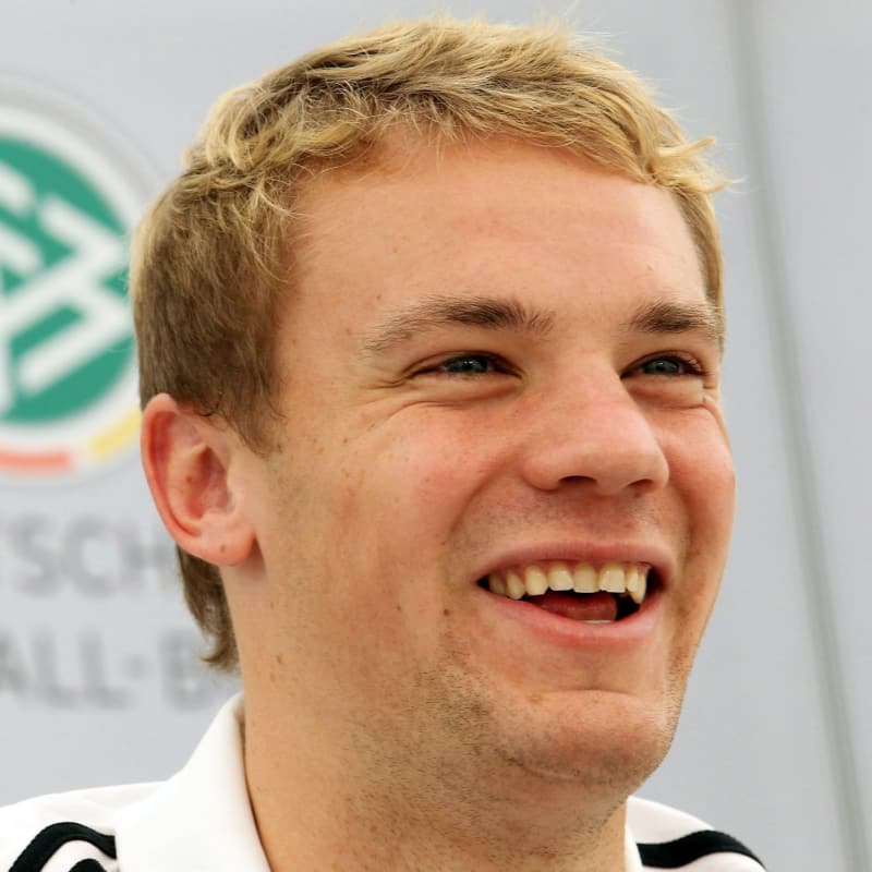 Goalkeeper Manuel Neuer of Germany speaks to the media during a press conference