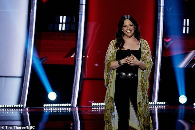 Impassioned plea: Gwen made an impassioned plea for Gwen that was interrupted by an alarm on Blake's phone