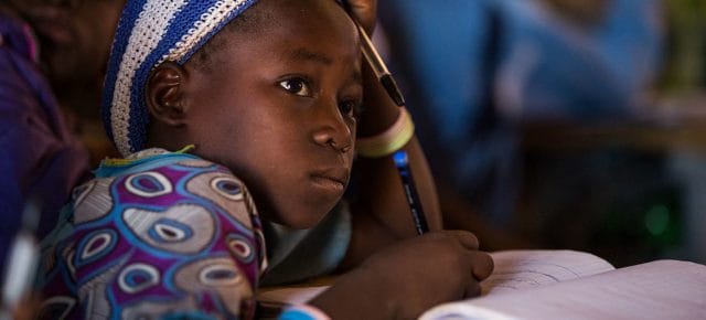 Students attend at a school in Kaya, Burkina Faso. Students attend at a school in Kaya, Burkina Faso.