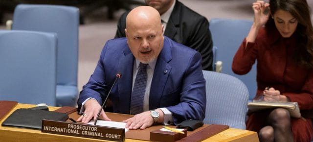 Karim Khan, Prosecutor of the International Criminal Court, briefs the Security Council meeting on the situation in the Sudan and South Sudan. Karim Khan, Prosecutor of the International Criminal Court, briefs the Security Council meeting on the situation in the Sudan and South Sudan.