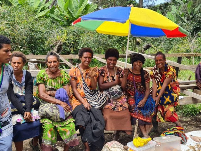 More than 100 women were waiting for UNFPA's mobile health clinic in rural Eastern Highlands, Papua New Guinea.