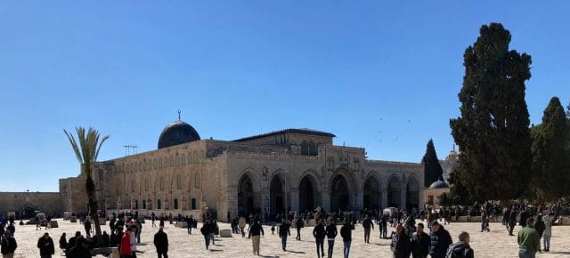 Al-Aqsa Mosque in Jerusalem. Al-Aqsa Mosque in Jerusalem.