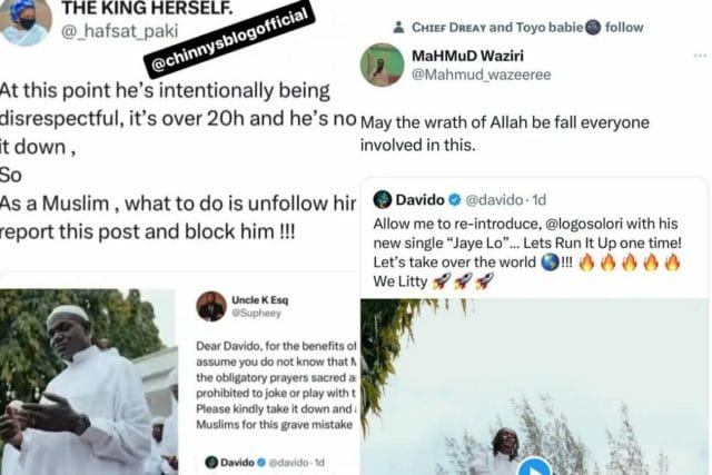 Davido faces criticisms from Muslim