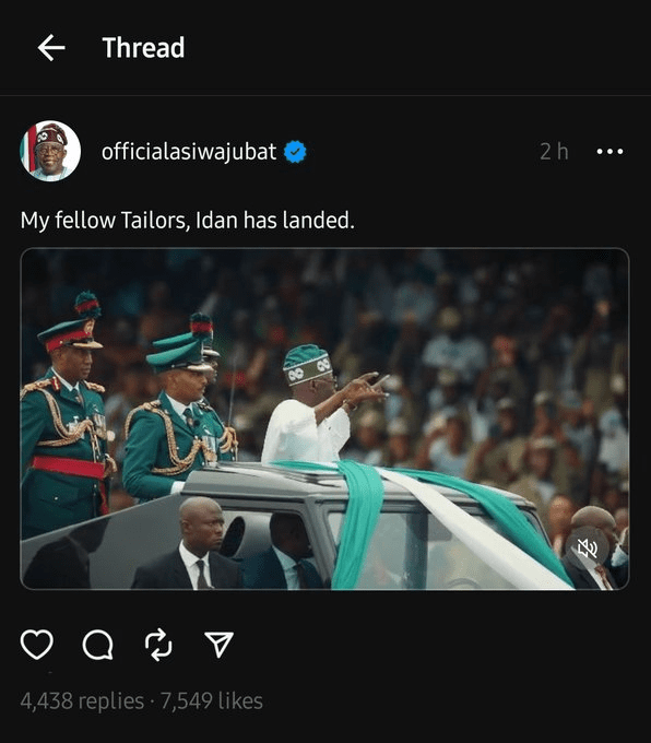 Tailors of threads app +other social media gist