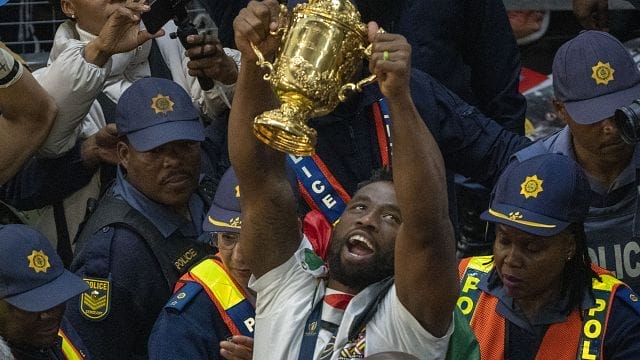 Thousands Greet World Champions South Africa Africa Global Village Thousands Greet World Champions South Africa Africa Global Village