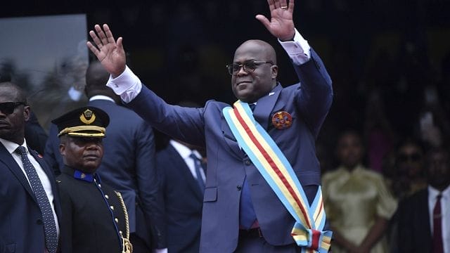 Congo's President Felix Tshisekedi is sworn into office following ...