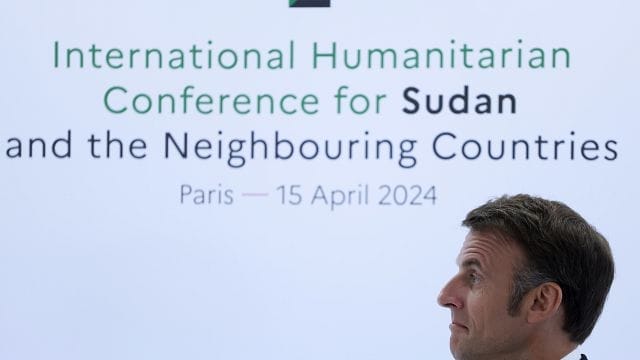 Macron announces world donors pledge $2.1 billion in aid for war-stricken Sudan