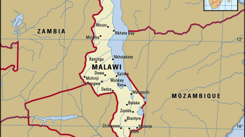 Map Of malawi