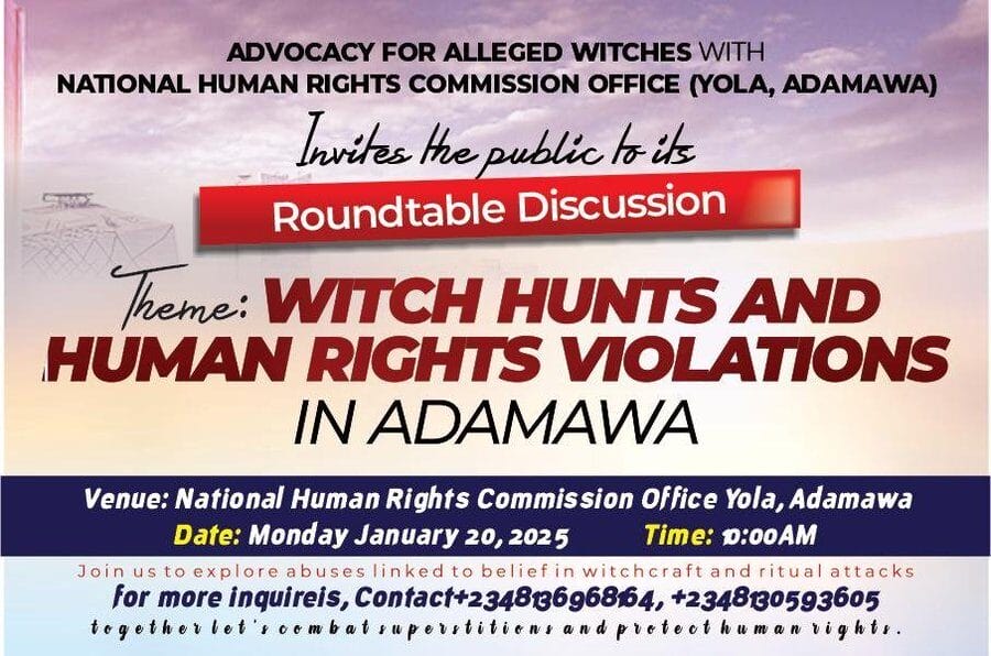 End Witch Hunts in Adamawa