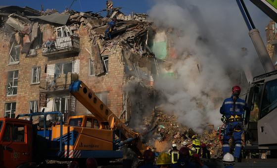 Ukraine: UN condemns latest deadly attack targeting civilians in Kyiv